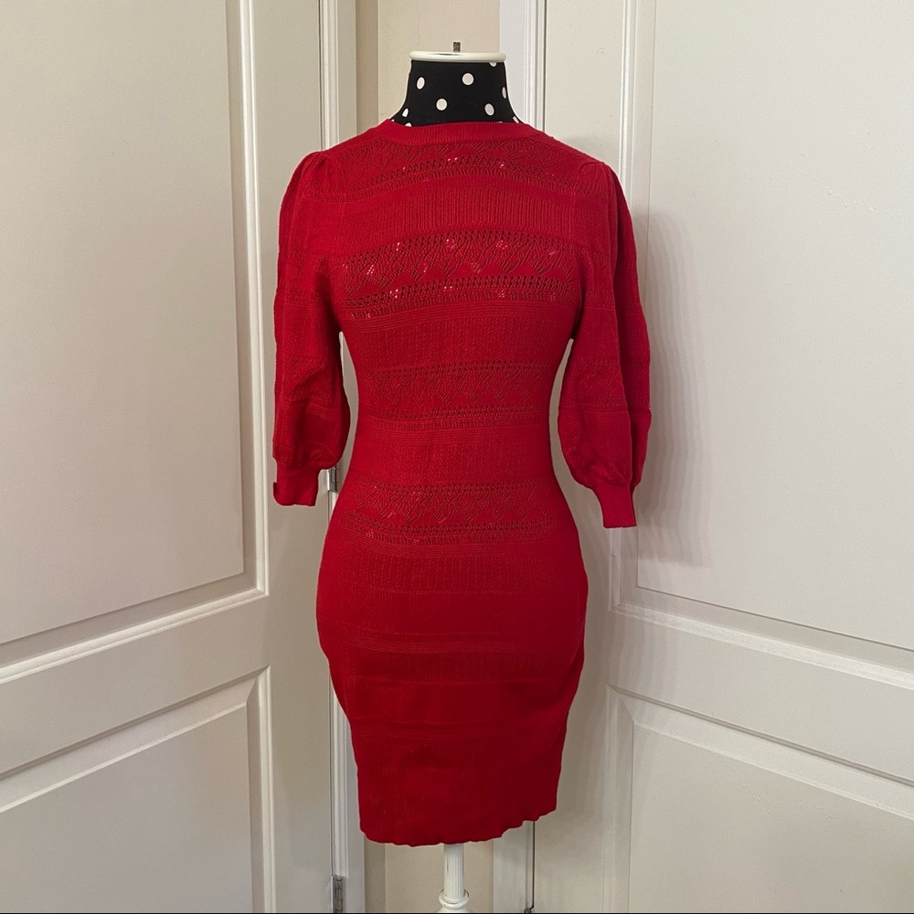 🖤Red sweater dress🖤